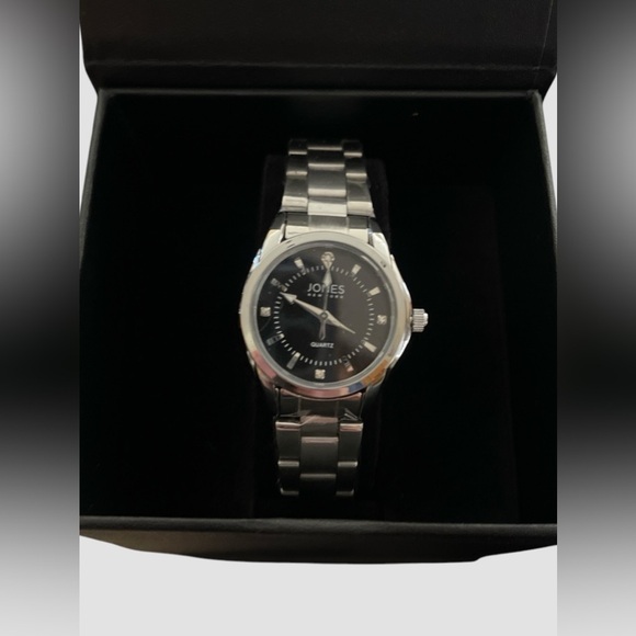 Jones New York Anna Matching Watch His & Her Set New In Box Stainless Steel Gift - Picture 5 of 6